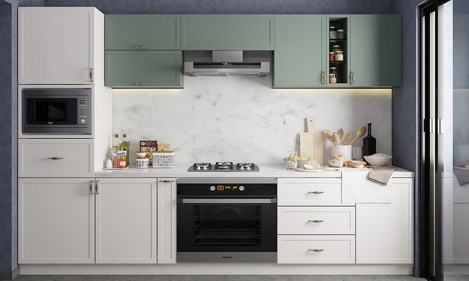 Antique Small Loft White Kitchens Upper Cabinetry Open Kitchens Industrial Loft Kitchen Design