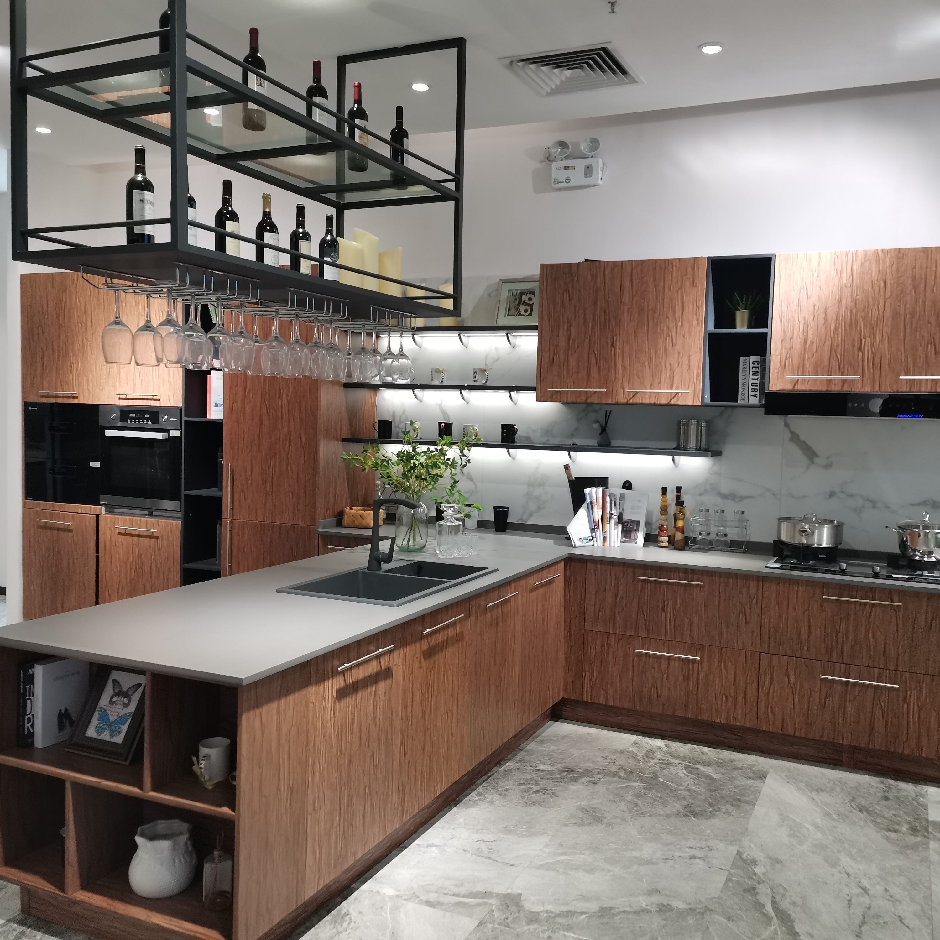 Luxury Sleek Metal Storage