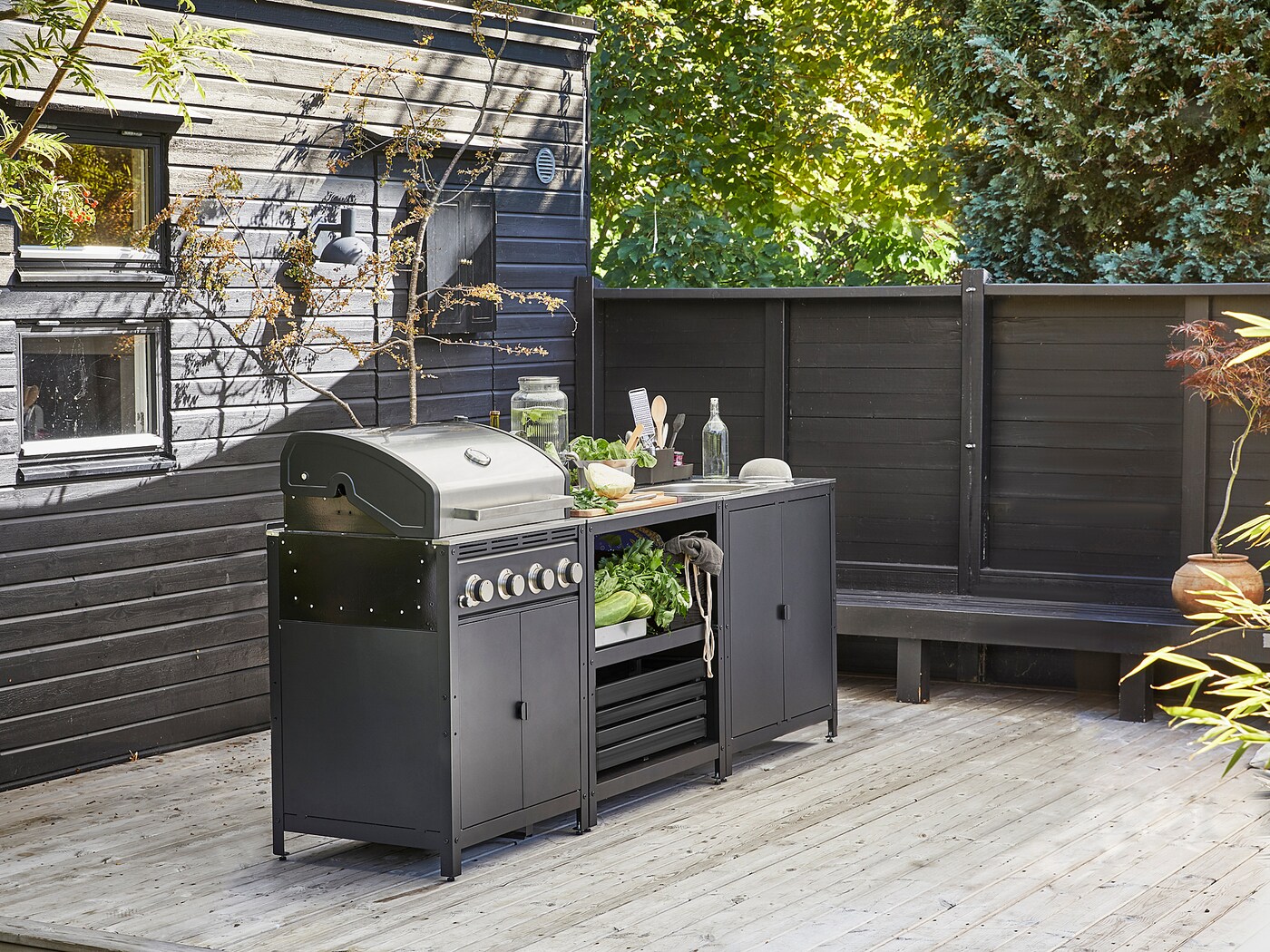 Modular Waterproof Anti-rust Outdoor Kitchen Garden Stainless Steel