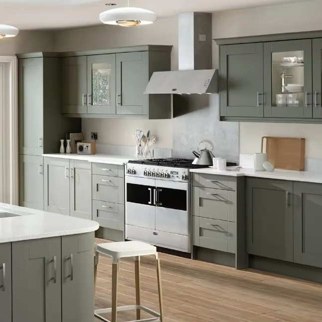 Luxury Stainless Steel Kitchen Cabinet Sets for Open Kitchens