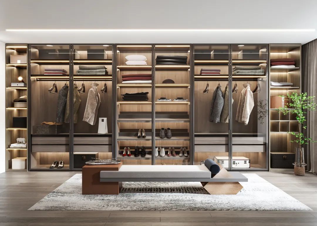 Tall Custom Modern Open Combination Cloth Walk in Closet Bedroom Wall Wardrobe Design Clothes Portable Wardrobes