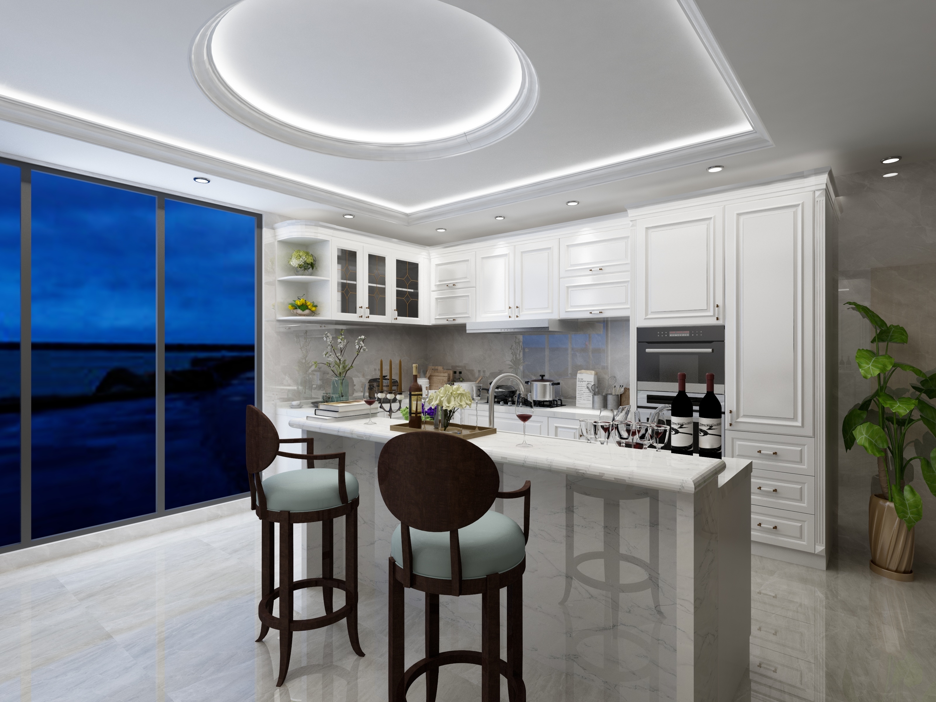 Luxury Custom Modern Kitchen Interiors