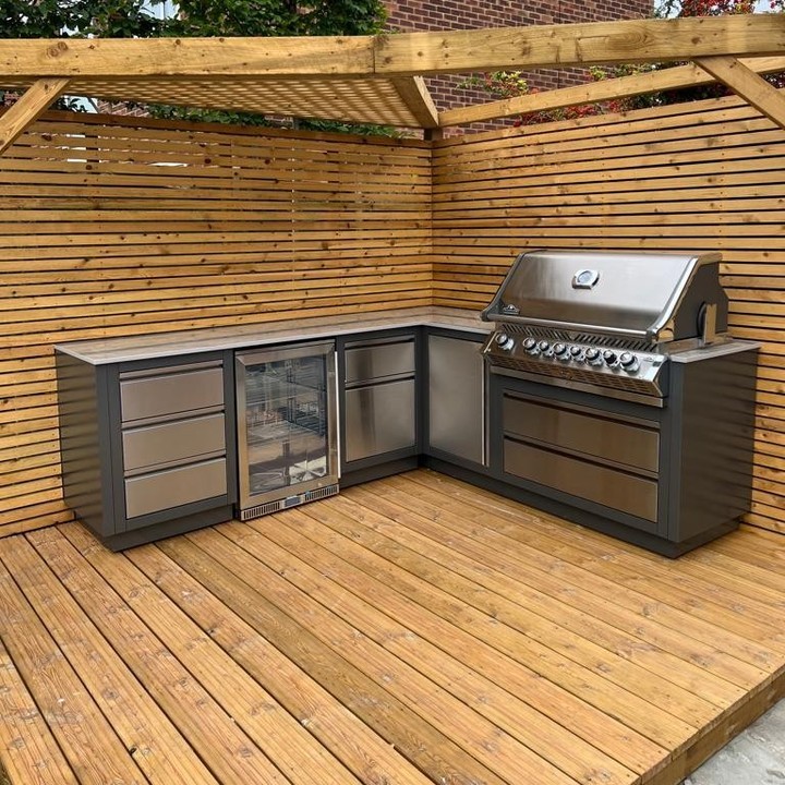 Outdoor Kitchen Cabinet Stainless Steel Kitchen Modern Cabinet