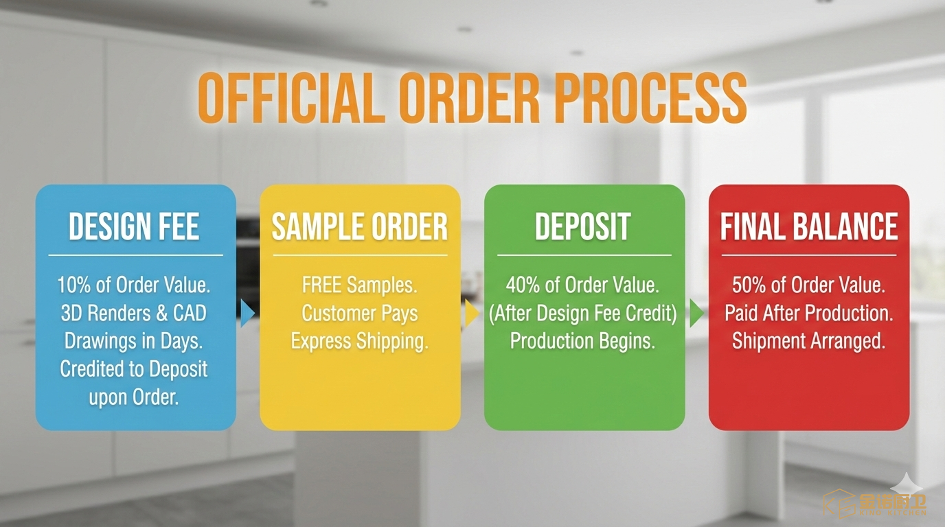 How Design Fees, Samples, Deposits, and Final Payments Work Together in a Professional Order Process