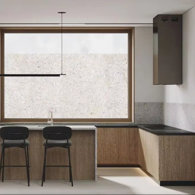 Peninsula Stainless Steel Kitchen Cabinet