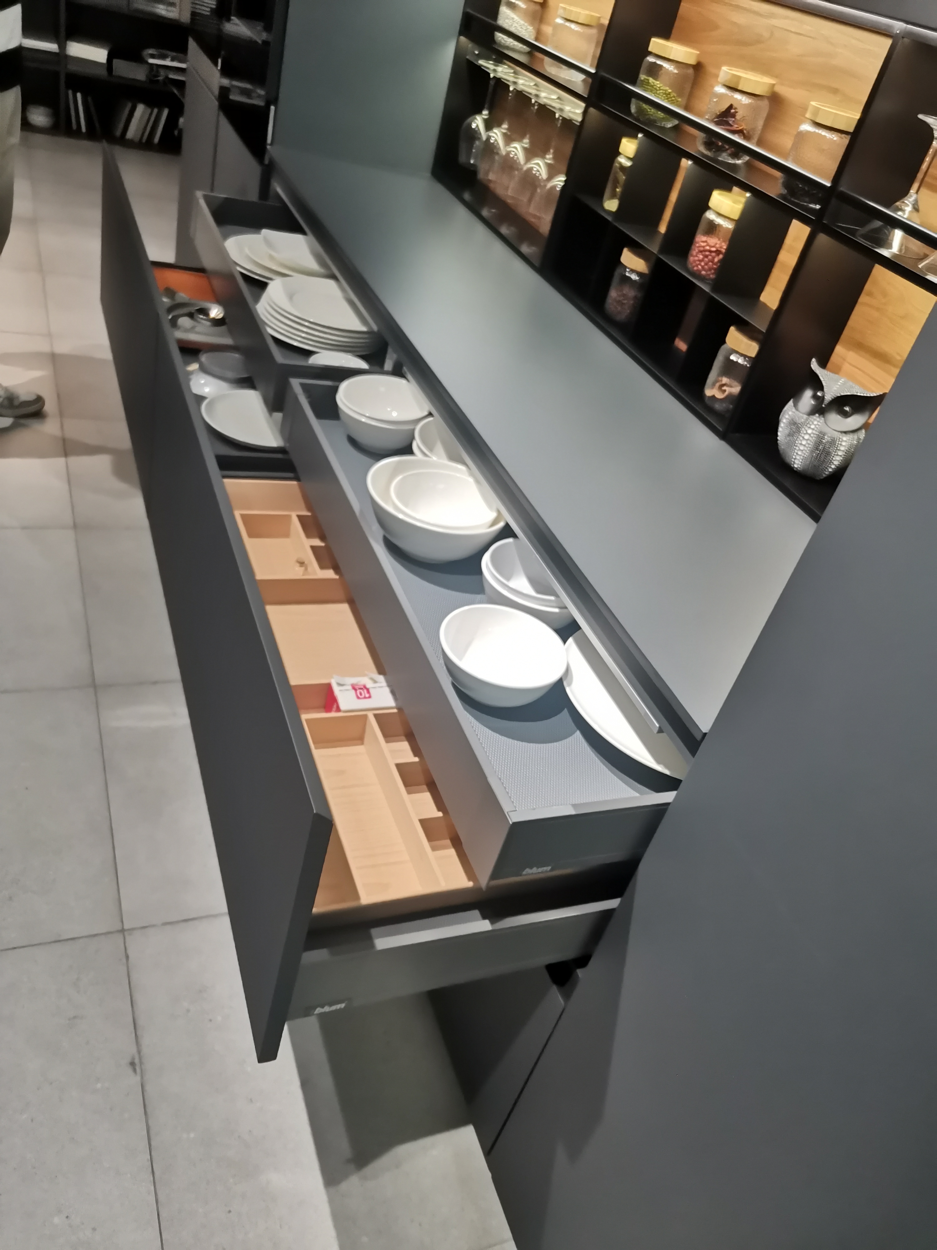 Elegant Stainless Steel Kitchen Cabinets