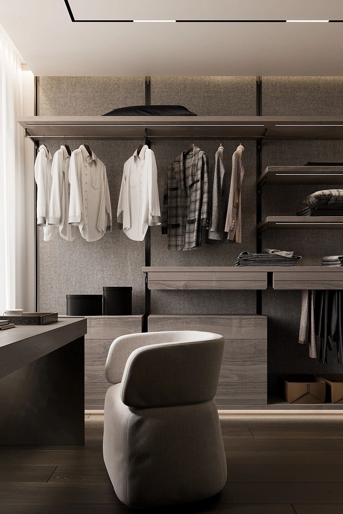 Tall Custom Modern Open Combination Cloth Walk in Closet Bedroom Wall Wardrobe Design Clothes Portable Wardrobes