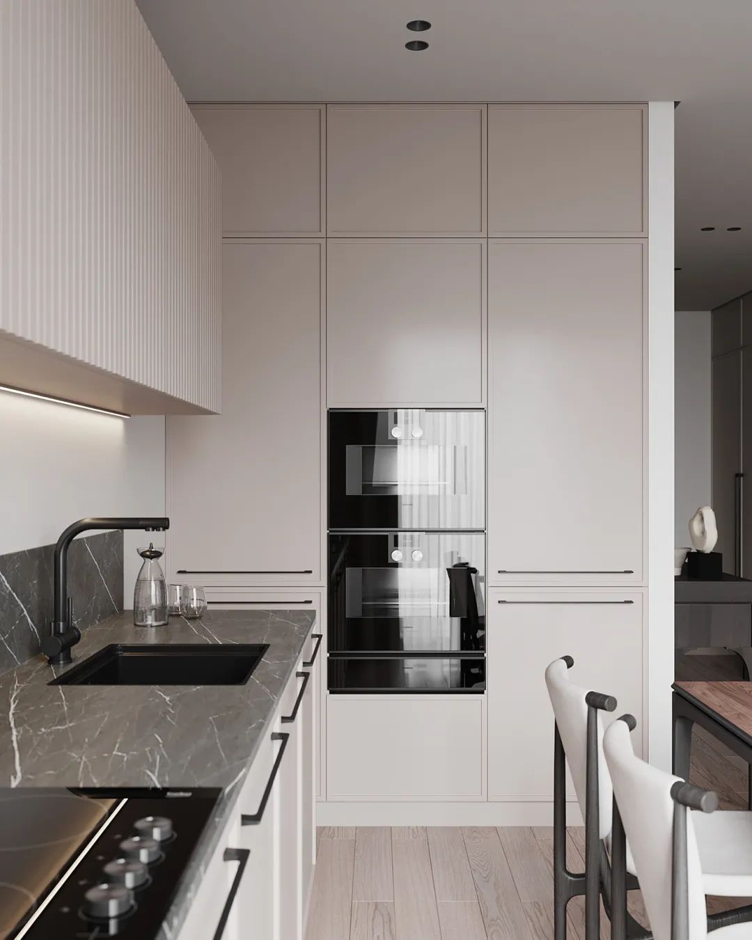 Scratch-resistant Stainless Steel Kitchen Cabinet