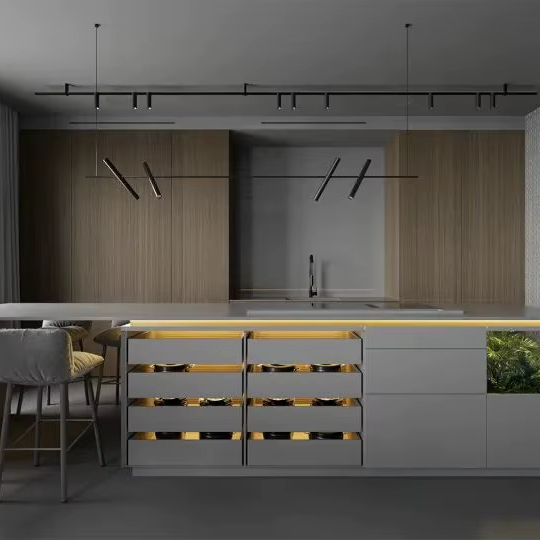 Eco Friendly Stainless Steel Kitchen Cabinet