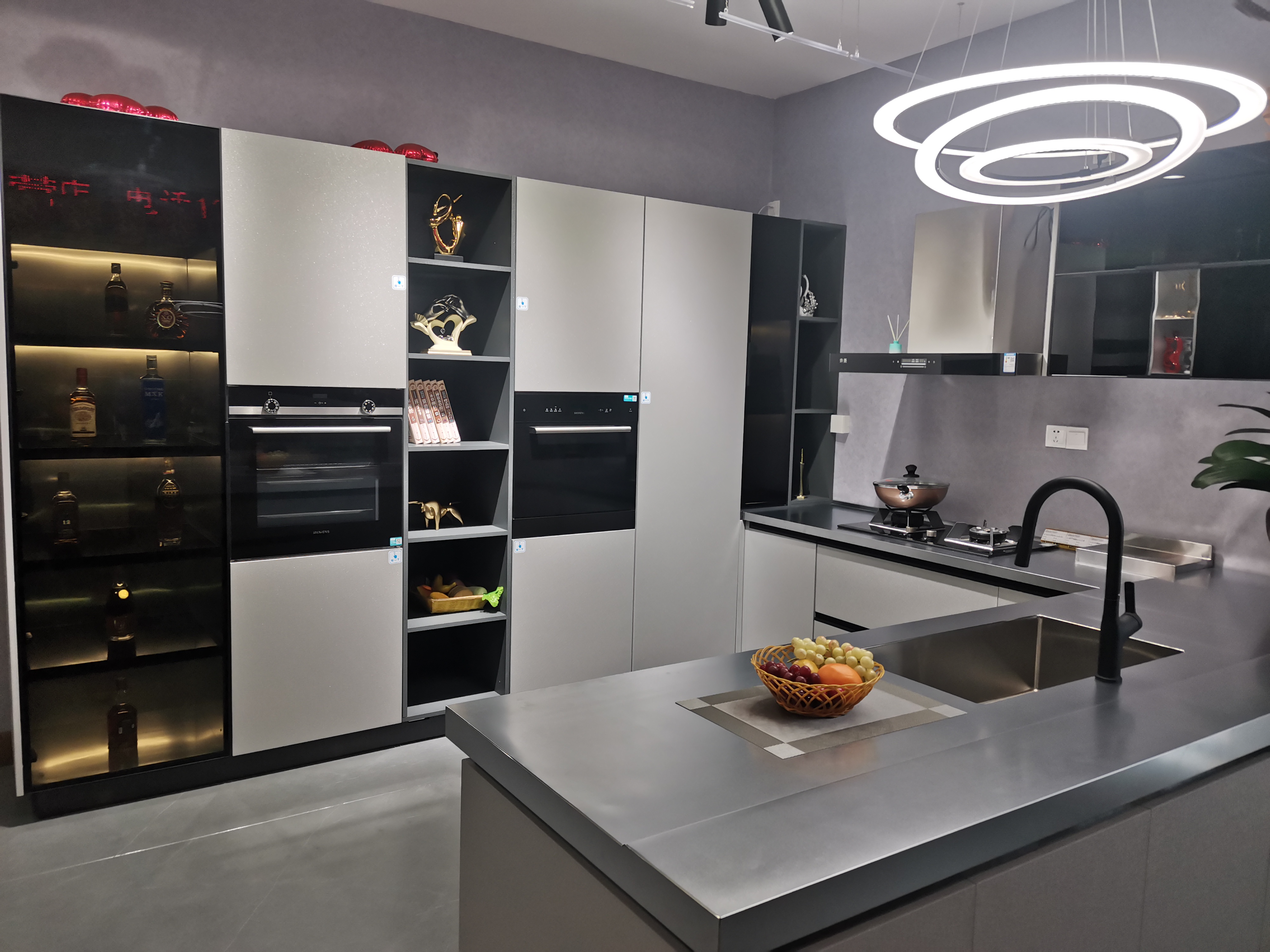 Refined Contemporary Metal Kitchen