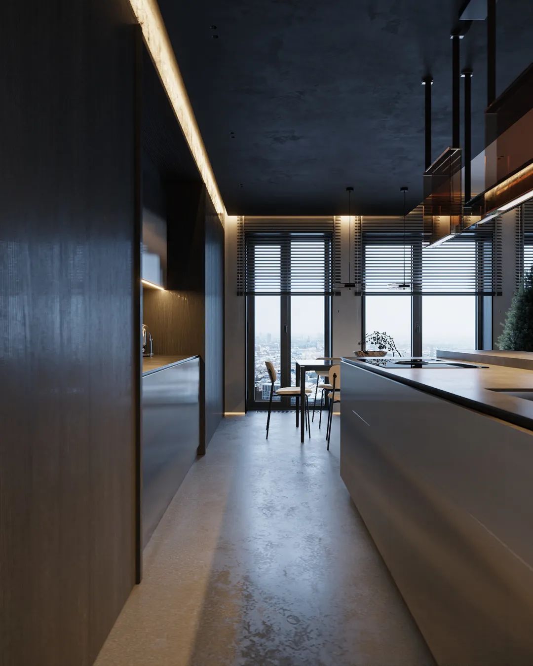 High End Stainless Steel Kitchen Cabinet