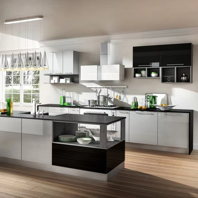 Luxury Stainless Steel Kitchen Cabinets for Eco-conscious Homeowners