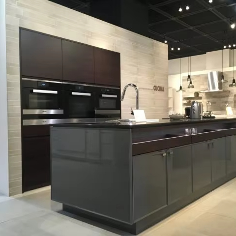 Compact Luxury Stainless Steel Kitchen Cabinets for Small Spaces