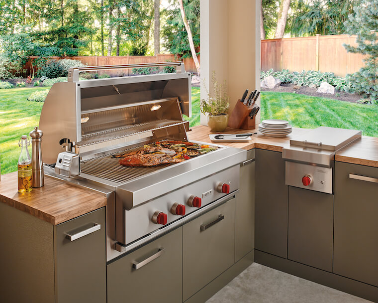 Outdoor Kitchen Cabinet Stainless Steel Kitchen Modern BBQ Cabinet