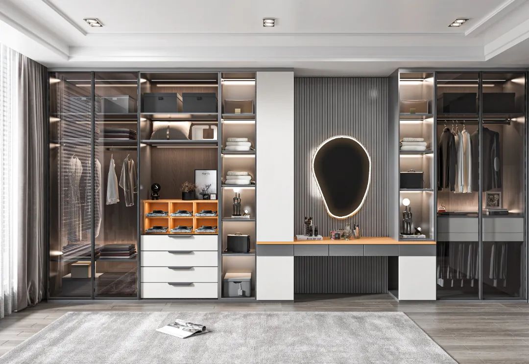 Tall Custom Modern Open Combination Cloth Walk in Closet Bedroom Wall Wardrobe Design Clothes Portable Wardrobes