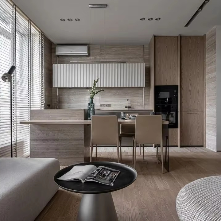 Custom Stainless Steel Kitchen Cabinet