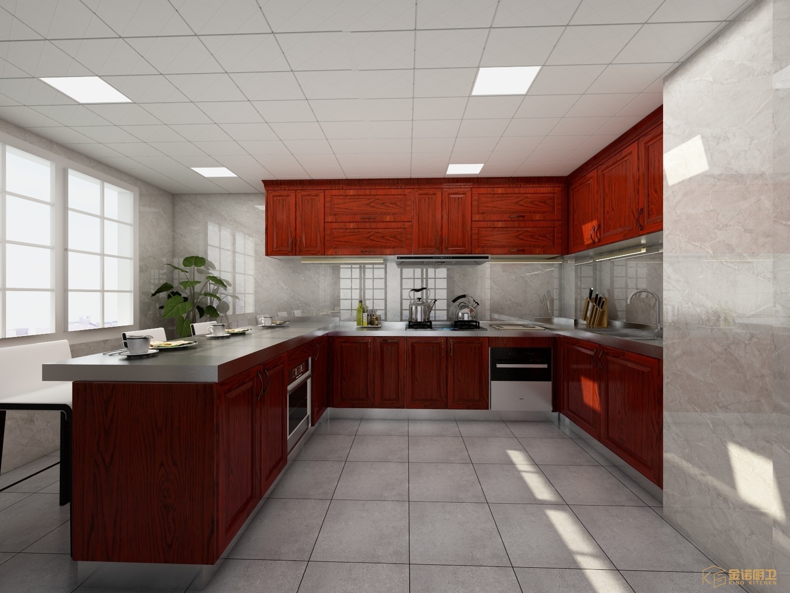 Modern Apartment Kitchen Cabinets