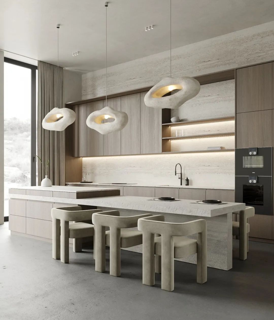 Custom Built Stainless Steel Kitchen Cabinet