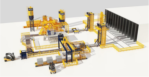 Environmental protection free brick production line