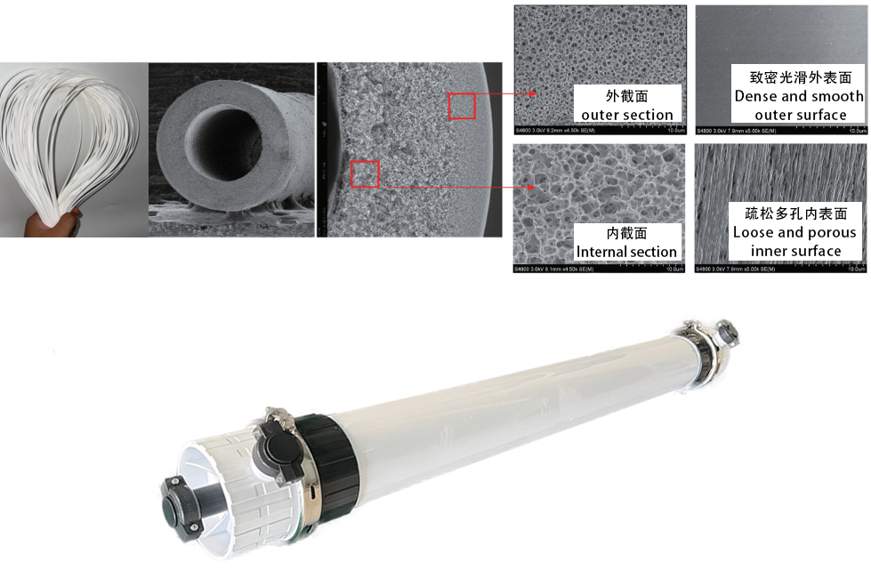 Alloy polyvinylidene fluoride ultrafiltration membrane