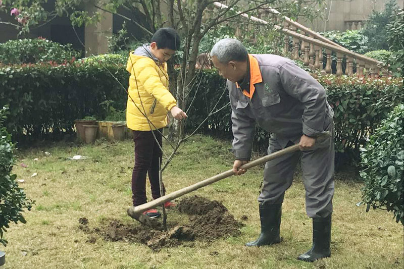 东方花苑植树节