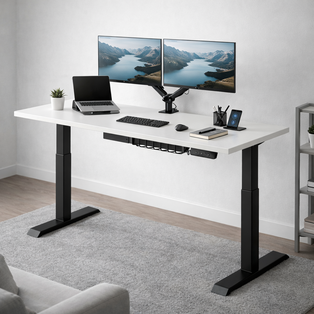 ZY-02 Dual Motor Electric Standing Desk | Height Adjustable Smart Desk