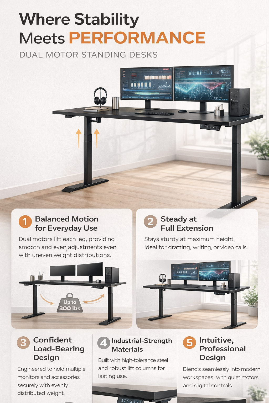 The Real Difference Between Single and Dual Motor Standing Desks