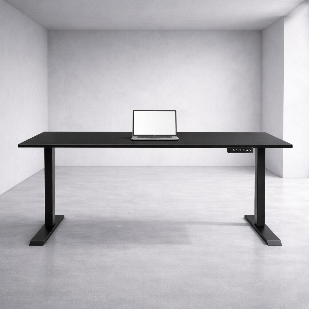 ZY-02 Electric Standing Desk Purple Creative Studio Scene