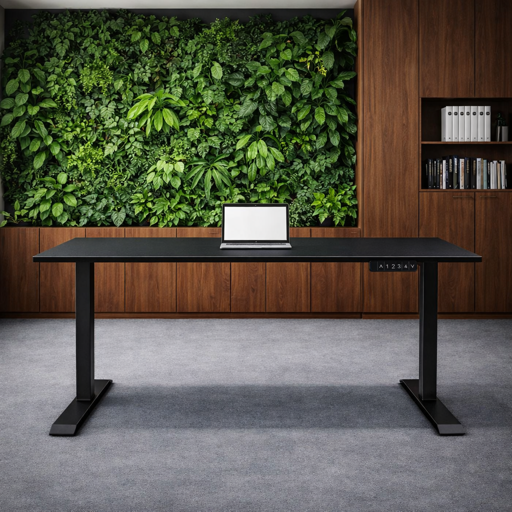 ZY-02 Dual Motor 2-Stage Standing Desk Executive Office Setup