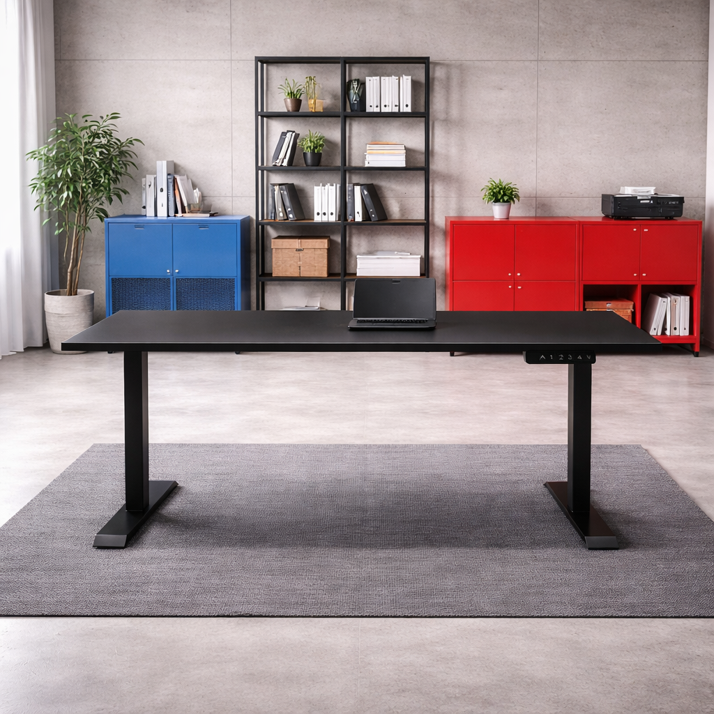 ZY-02 Dual Motor 2-Stage Electric Standing Desk Modern Office