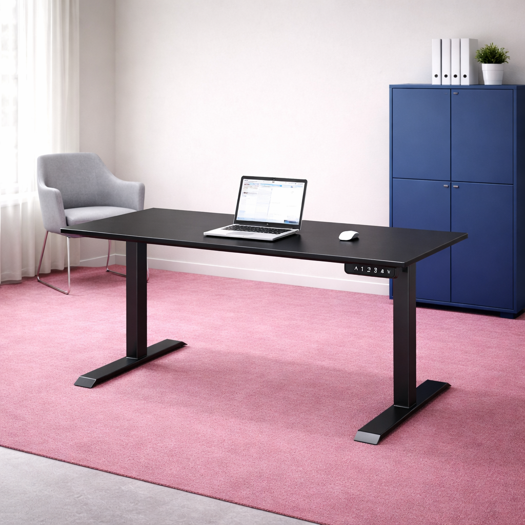 ZY-02 Dual Motor Ergonomic Standing Desk in Bright Office Space