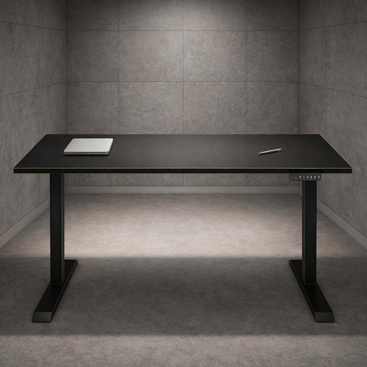 ZY-02 Black Dual Motor Standing Desk Document Setup