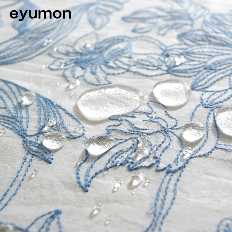 Wholesale pastoral-style embroidered cotton cushions with ruffled edges including pillowcase.