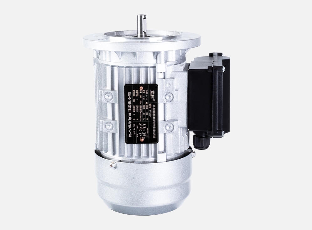 Single-phae asynchronous motor with aluminum housing YY6324