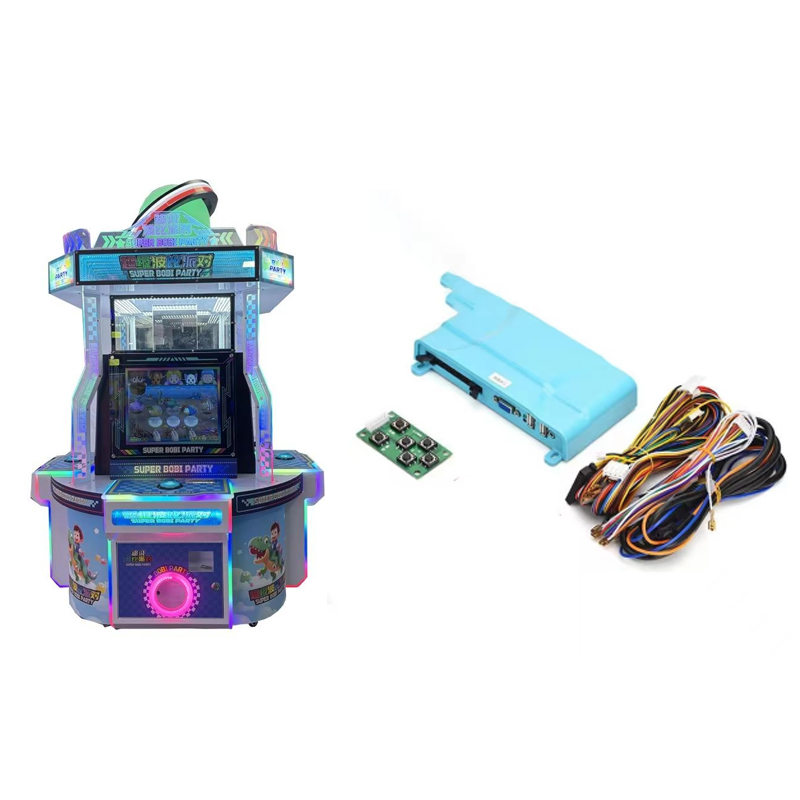 Super Hero Themed Metal Arcade Machine Accessory Kit-Mainboard Wiring Harness 110/220V Multi-Plug Children's Amusement Equipment