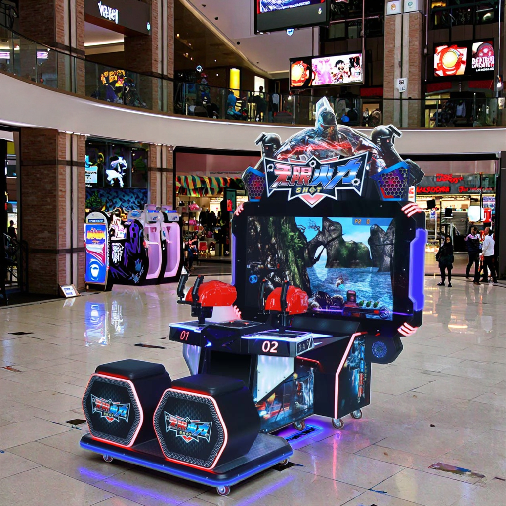 Warranty Large Dynamic Shooting VR Arcade Game Board Machine Full Simulation Equipment for Hall Use