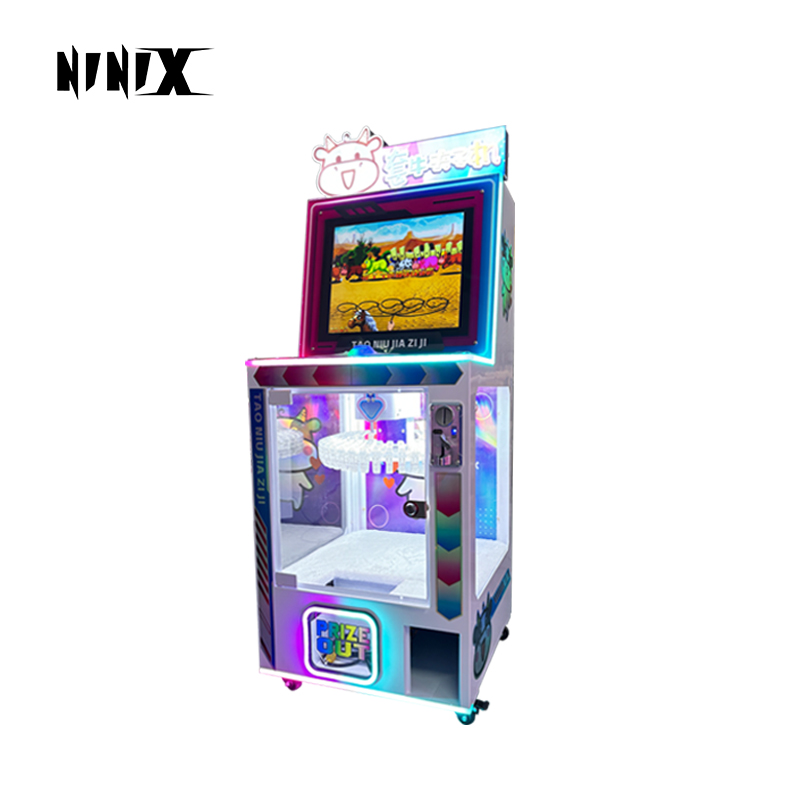 Children's Coin-Operated Clip Machine Equipment for Entertainment Cow Game Machine Combination for Sale