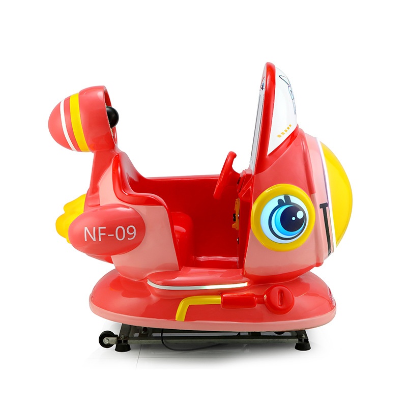 Crazy Plane Children's Rocking Car Game Machine Swing Machine Coin-Operated Single Player Hardware ABS Fiberglass Supermarket
