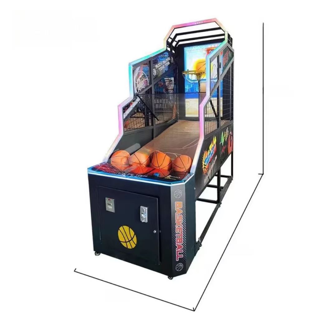 Dual-Player LED Scoring Basketball Arcade Machine Commercial Coin-Operated Game for Mall FEC Amusement Parks & Parks