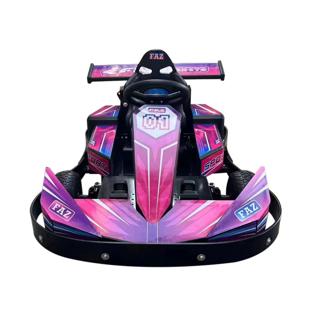 A Highly Popular Competitive Electric Kart Racing Arcade Game for Children, a Coin-operated Commercial Game Machine
