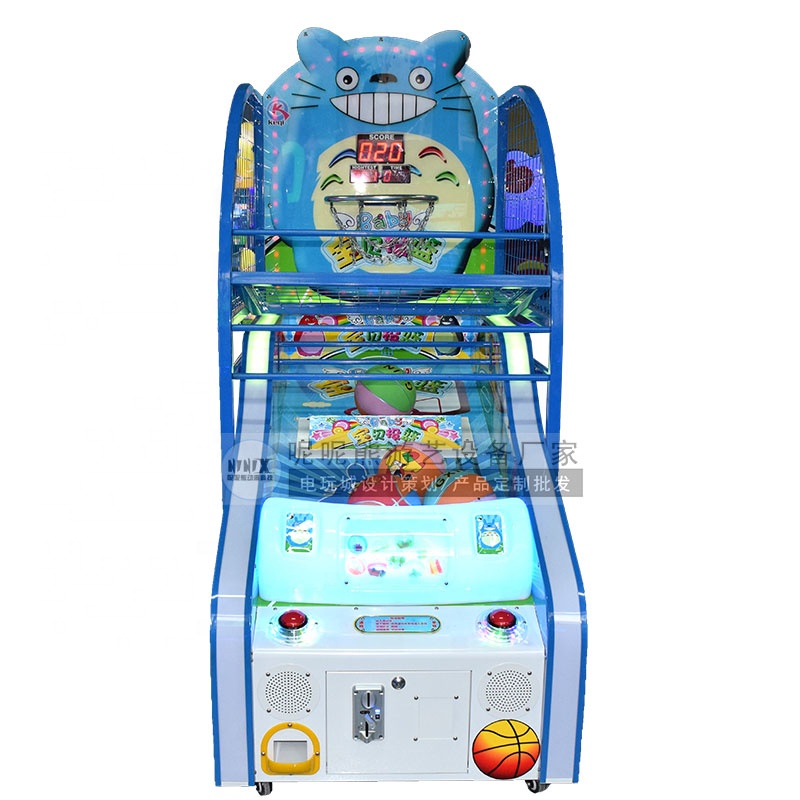New Style Blue Basketball Machines Arcade Game Machine Basketball Machine for Kids