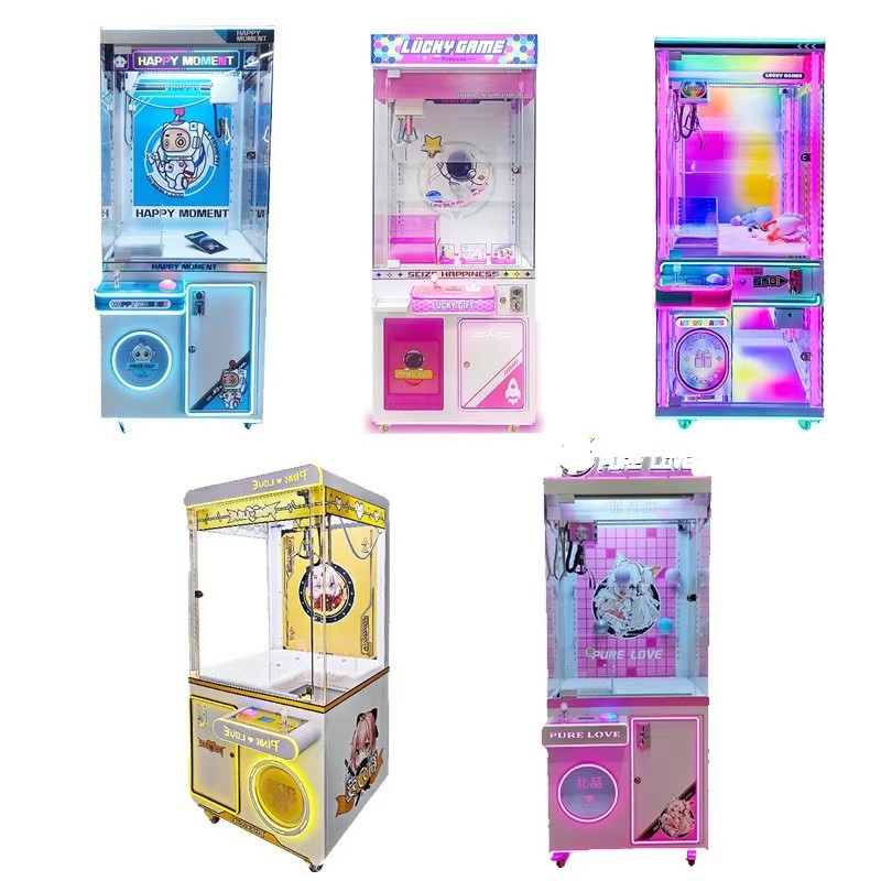 Coin Operated Claw Machine LED Plush Crane Arcade Game Cabinet Catcher Toy Machine for Mall Shop Indoor Amusement Center