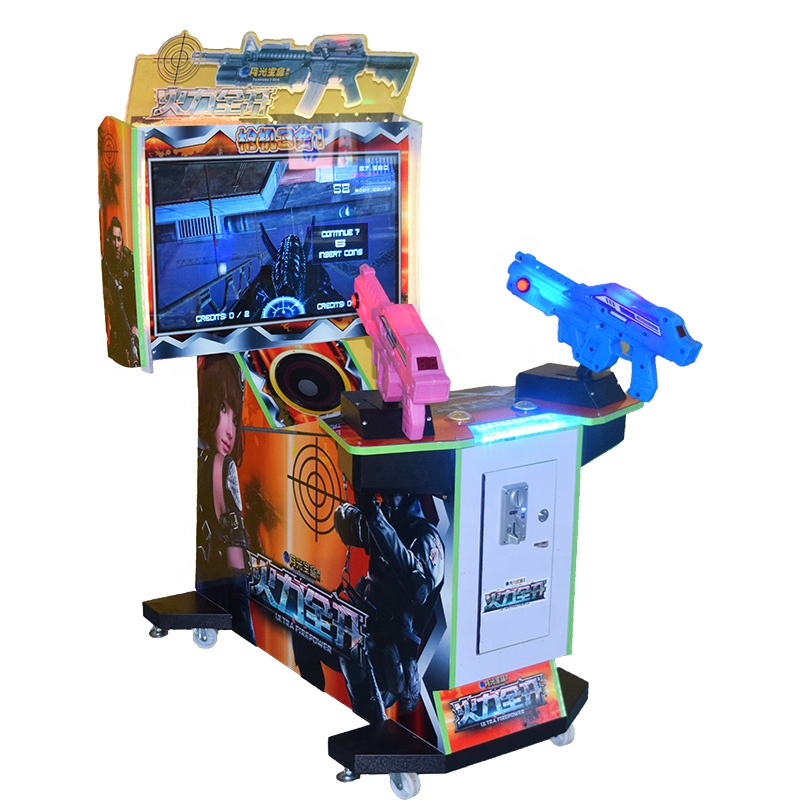Factory Price 32 Inch LCD Screen Indoor Kids Arcade Game Simulator Shooting Gun Game Machine for Amusement Park