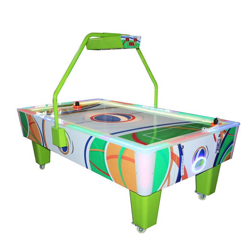 4-in-One Rotating Game Table Coin Operated Multi-Purpose Billiards Air Cushion Hockey Football High-Diversity Leisure Machine