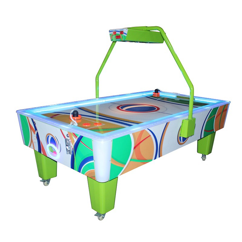 4-in-One Rotating Game Table Coin Operated Multi-Purpose Billiards Air Cushion Hockey Football High-Diversity Leisure Machine