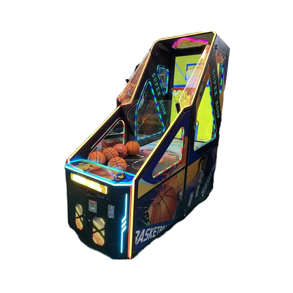 American Plug Coin Game Machine, Indoor Basketball Shooting Machine,85-inch LCD Basketball Machine, Electronic Counting Machine