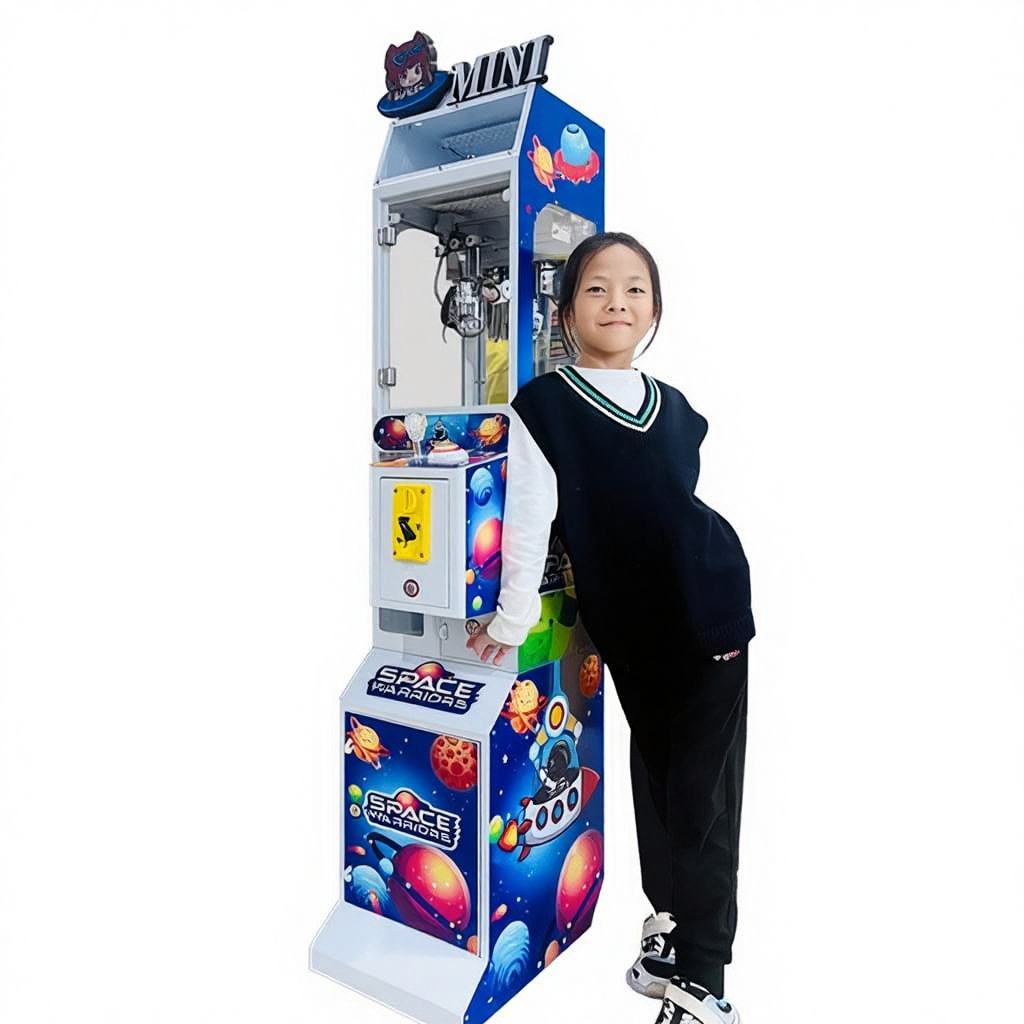 Mini Tall Crane Machine Premium Doll Catcher Single-Player Upright Coin-Operated Commercial Export Metal Claw From Guangzhou