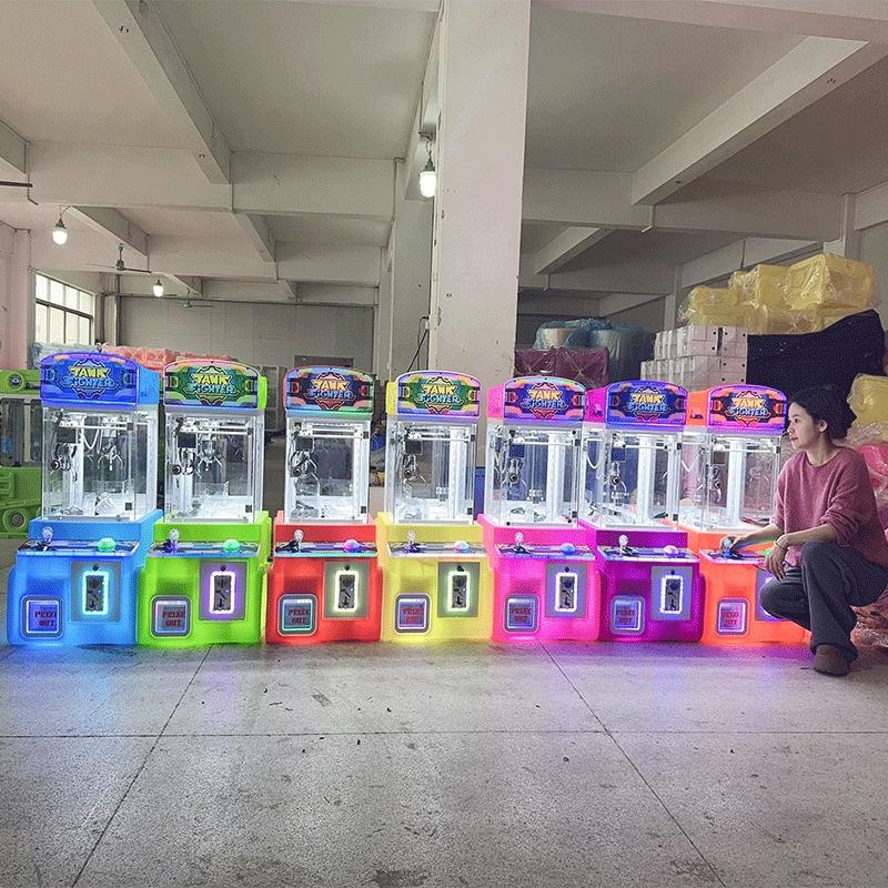 Small Plastic Coin-Operated Commercial Candy Machine Single Doll Catching Household Crane 1 Year Warranty English