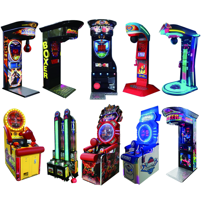Kick Onepunch Martial Coin Hot Gloves Boxing Punch Machine with New Game Arcade Arts 2024 Boxing Machine