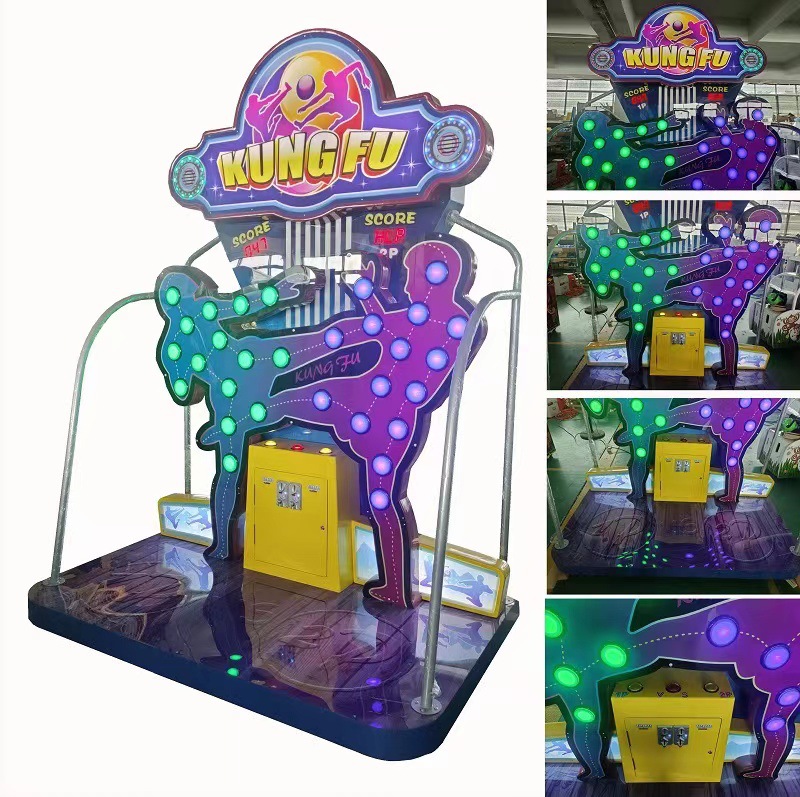 Kung Fu Interactive Reaction Light Training Arcade Game Machine Boxing Fitness Punch Target Equipment for Kids Adult Play